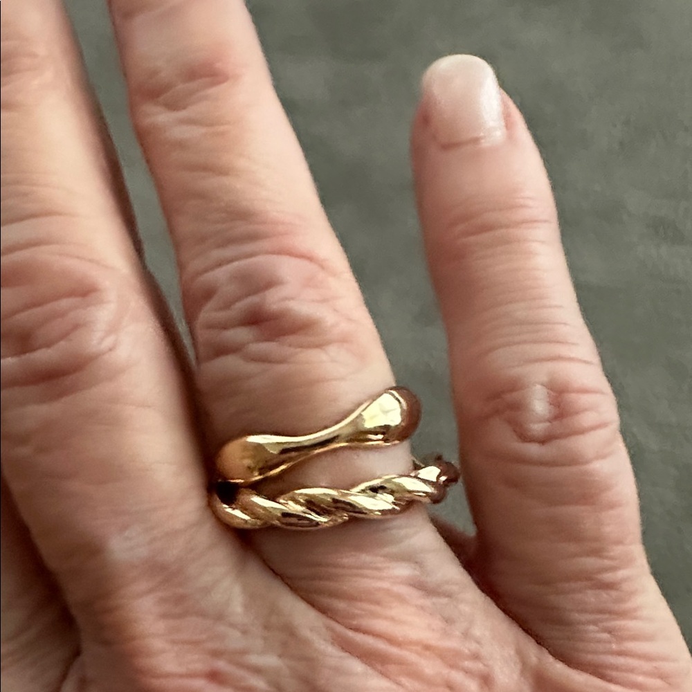 Gold Set/2 Stacking Ringd - Picture 4 of 4